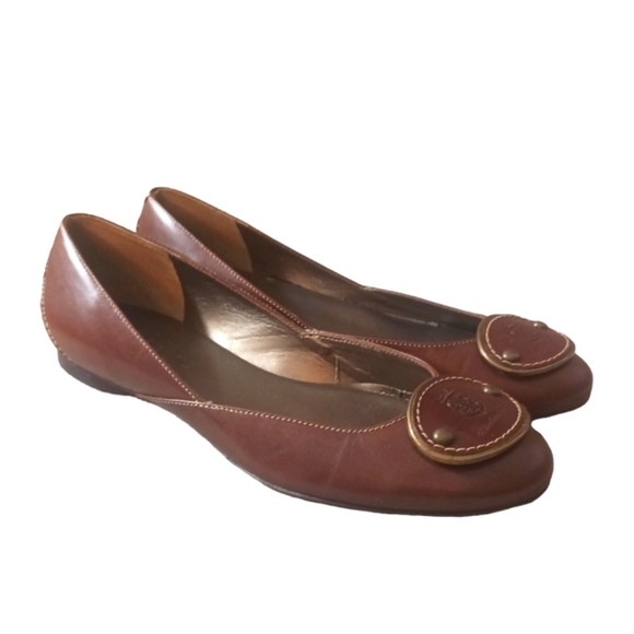 Talbots Ballet Flats Uniss Brown Leather Flats - Picture 10 of 10